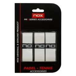 Blister-Pack-3-Overgrips-Nox-Pro-Lisos-Blanco