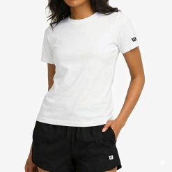 Camiseta Wilson Graphic Tee No Logo Blanco Mujer
