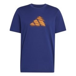 Camiseta Adidas M Clay G Azul/Naranja