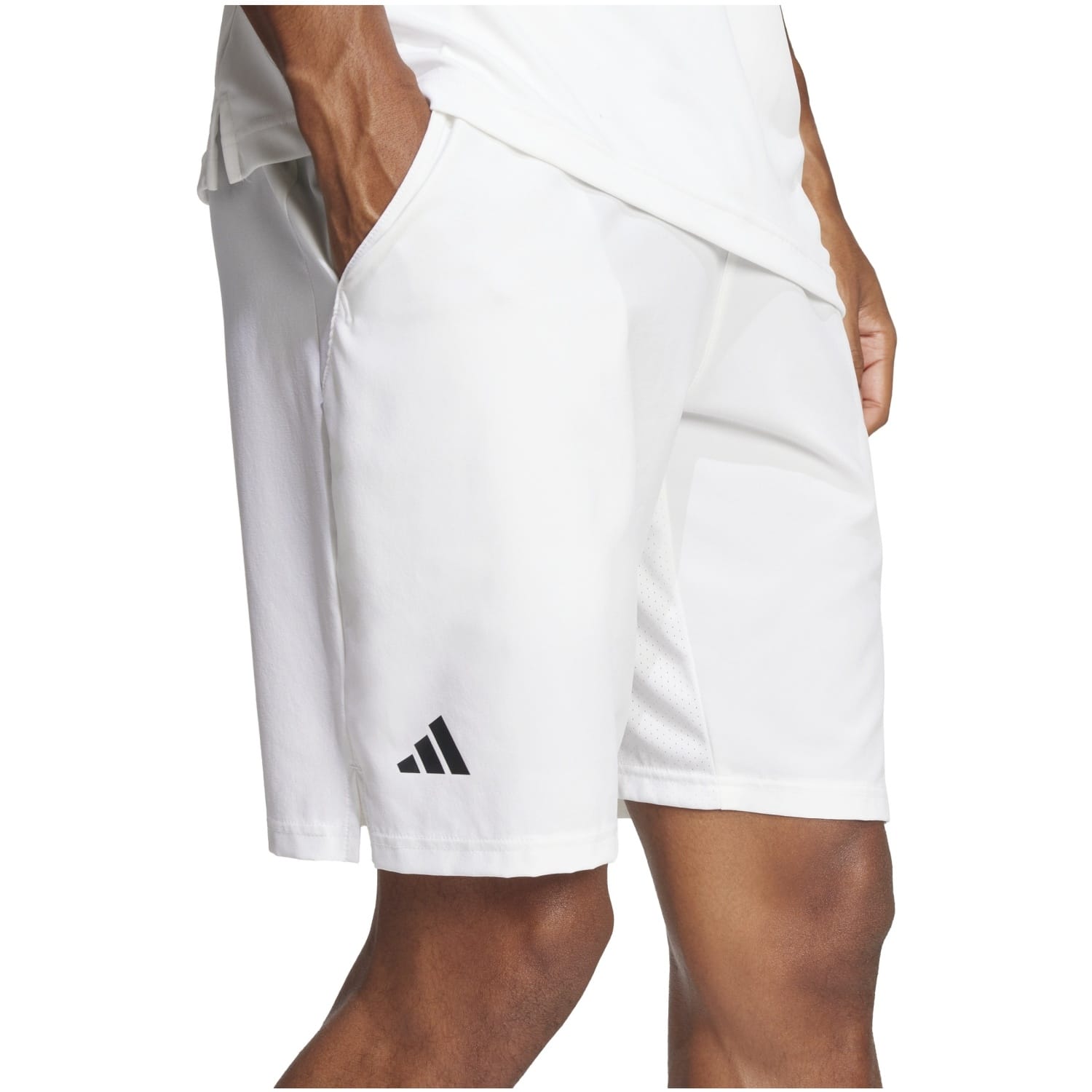 Pantalon Corto Adidas Club Sw Blanco 2026 - Imagen 3