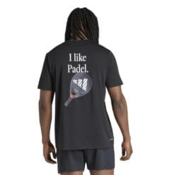 Alternative view of Camiseta Adidas M Padel Cat G T Negro/Blanco 2026