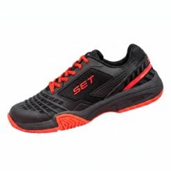 Zapatillas Set Wolf Negro/Rojo