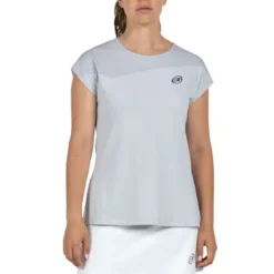 Camiseta Bullpadel Pailea Gris Claro Mujer 2026
