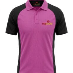 Polo EsPadel Morado/Negro